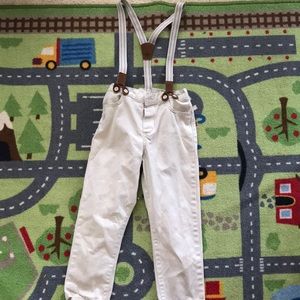OshKosh Boys khakis with suspenders